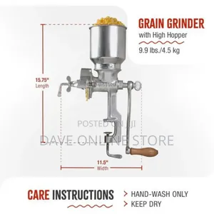 Manually Operated Metalic Grinder Mill for Groundnuts Coffee