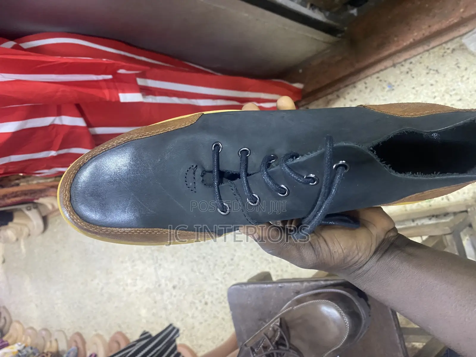 Brown Black Shoes