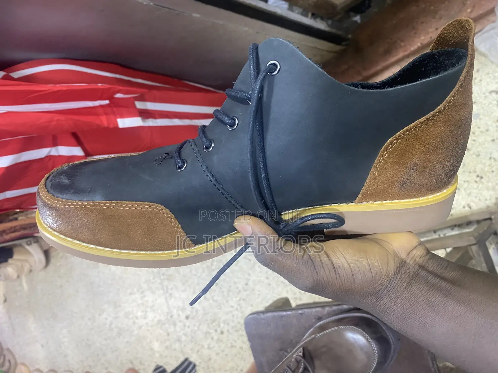 Brown Black Shoes