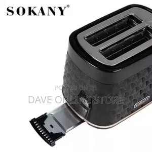 Sokany 2 Slices Electric Bread Toaster-Black