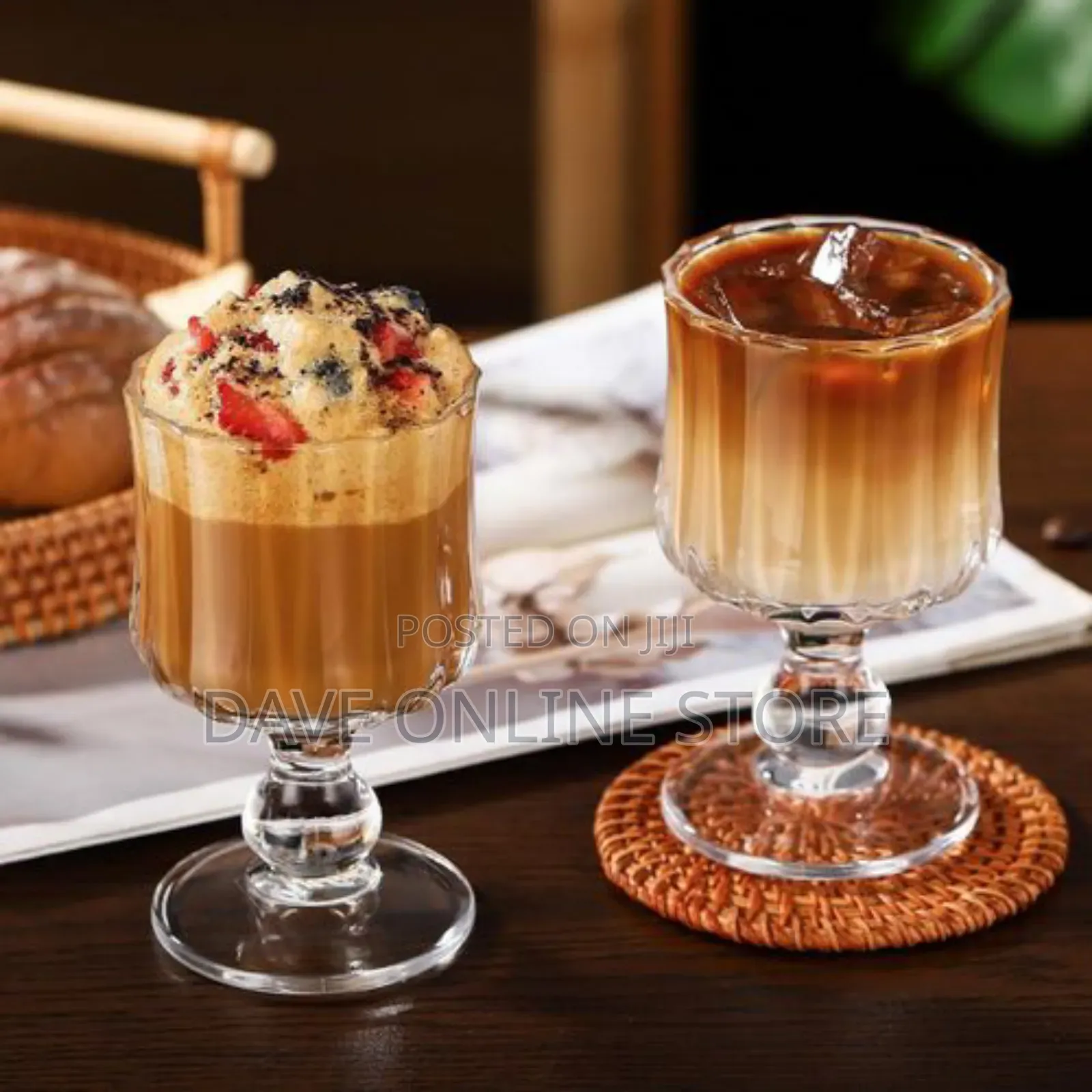 6 Pc's Irish Coffee Glasses - Espresso Cups for Coffee Bar
