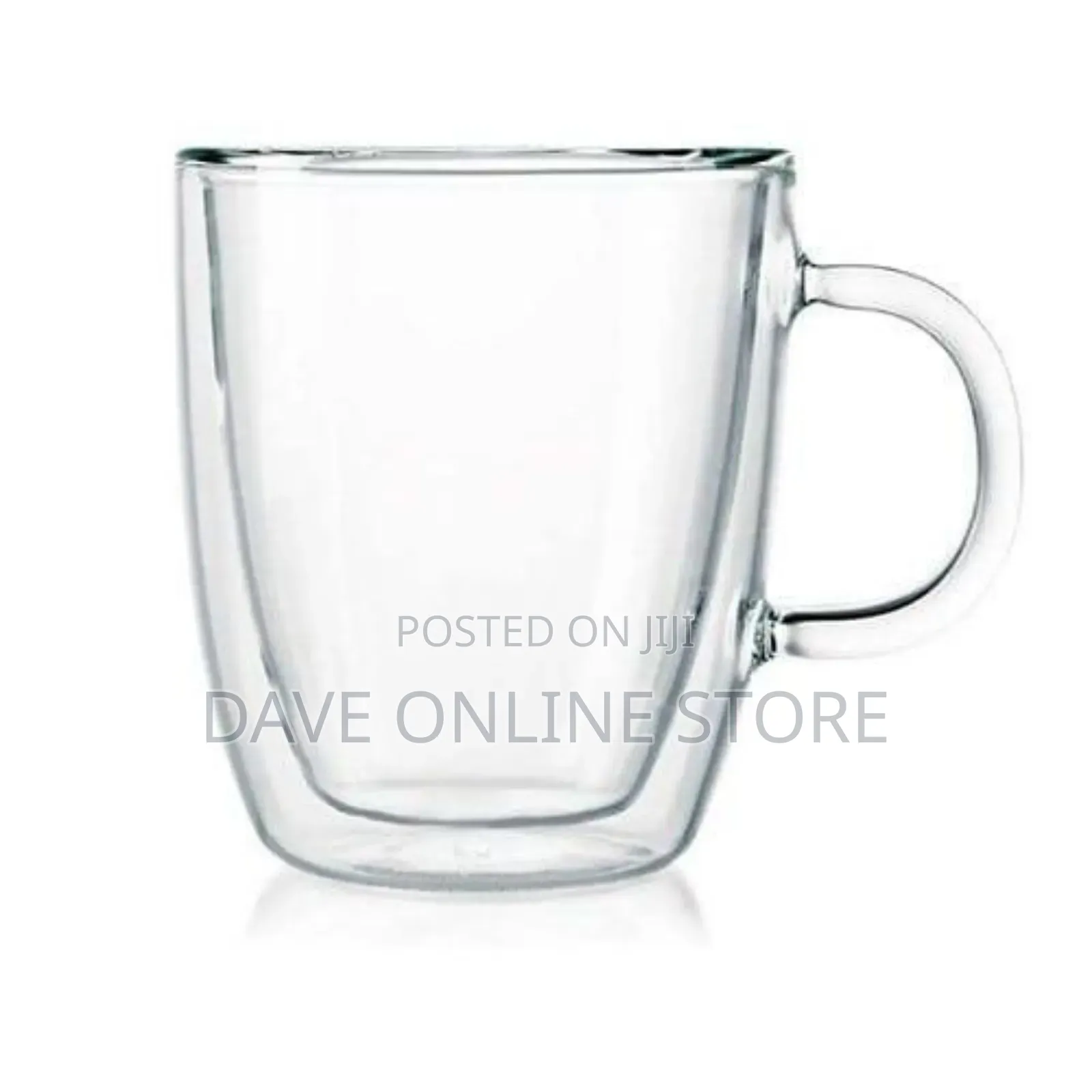6 Piece Double Wall Glass Coffee Mugs Set , 8oz Tea Cups,