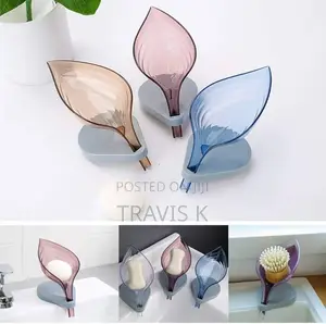 Leaf Soap Dish Box- Self Draining Soap Holder