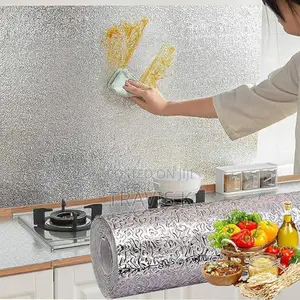 Kitchen Oil Proof Aluminum Foil Sticker/ Wallpaper