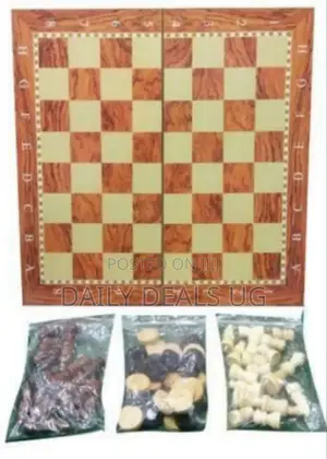 Photo - 3 in 1 Wooden Chess