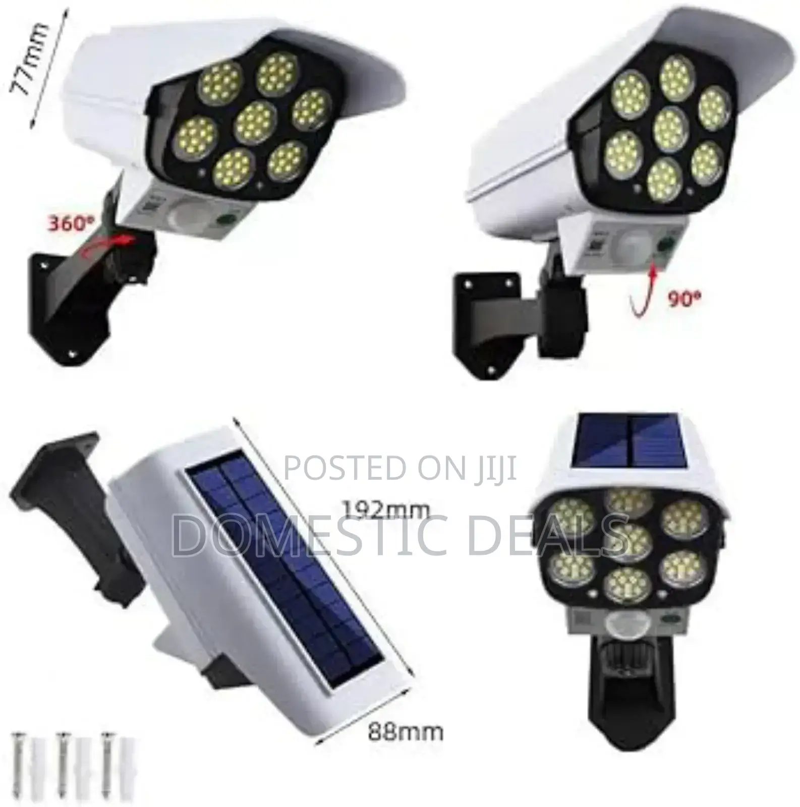 Remote Controlled Solar Situmulation Sensor Flood Light