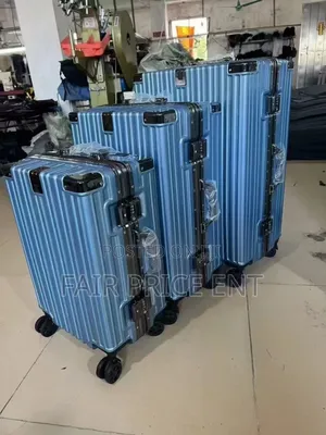 Fullset of Noble Aluminium Plastic Suitcases. ( Blue)