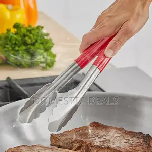 Handle Steel Kitchen Tong