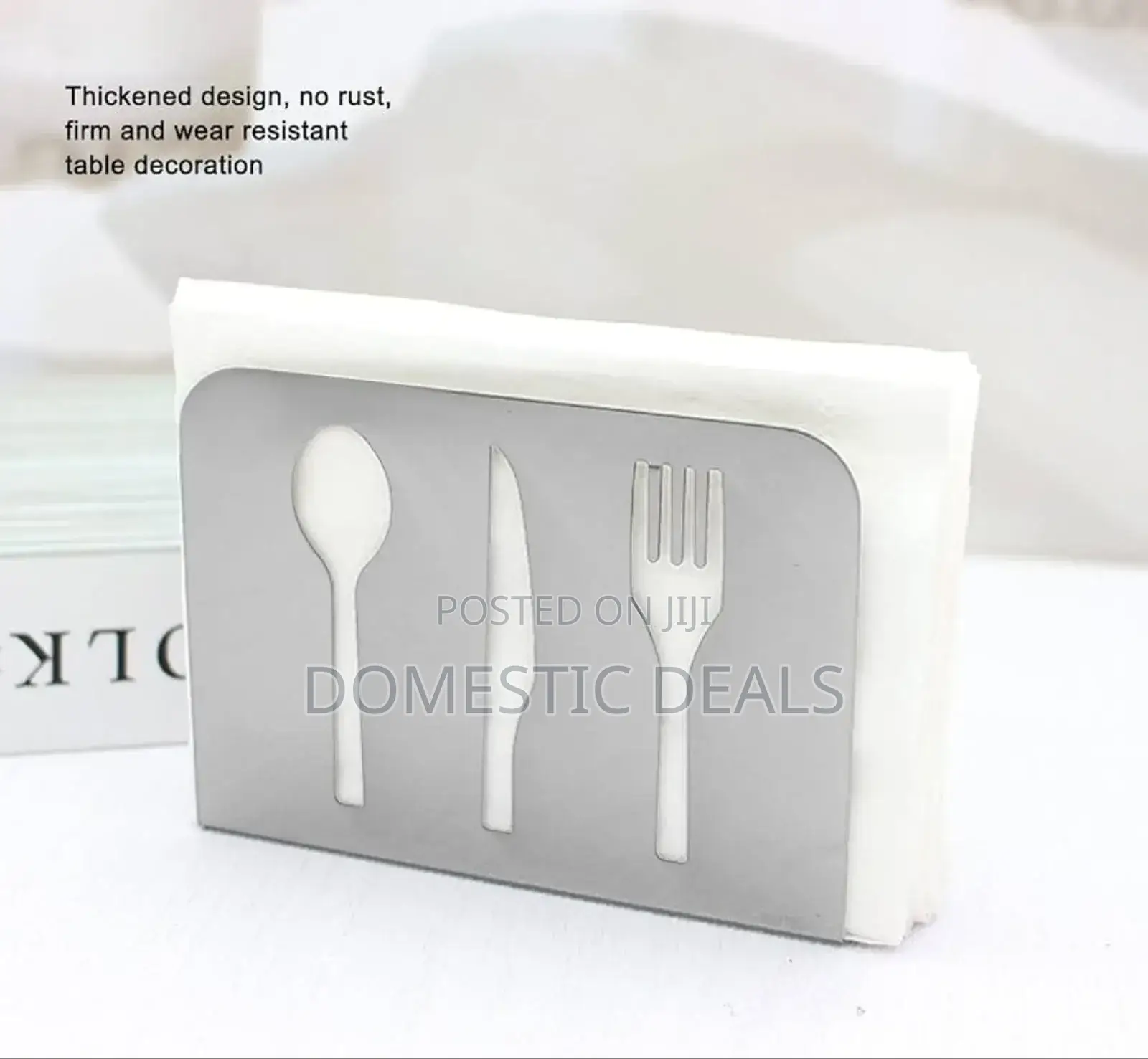 Stainless Steel Napkins Holder