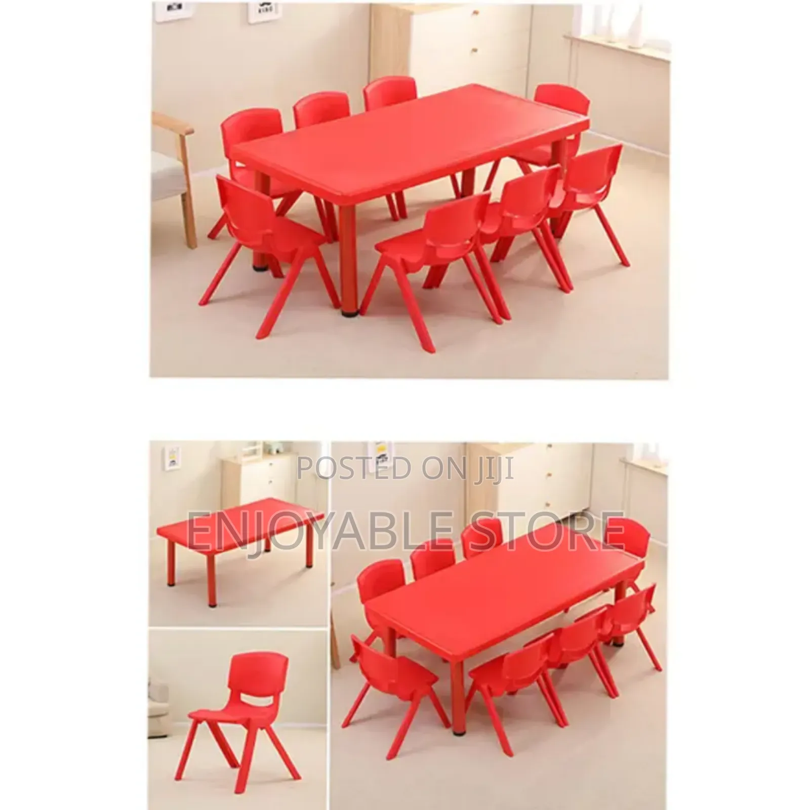 Set of Plastic Baby(Kids) Table and Chairs
