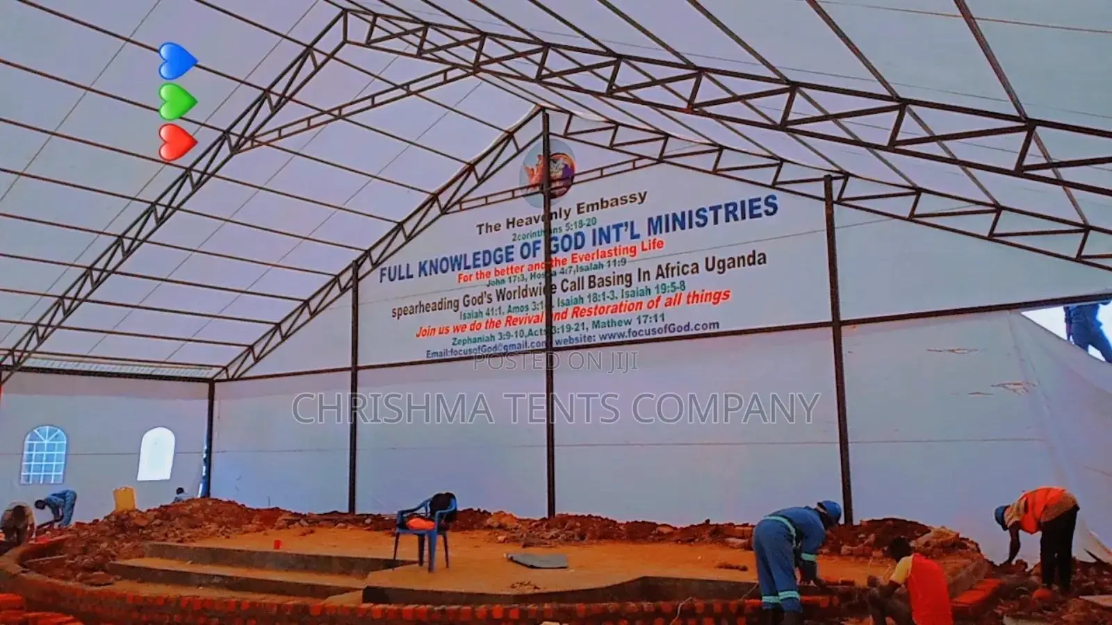 500 Seater Tent Ordinary Permanent