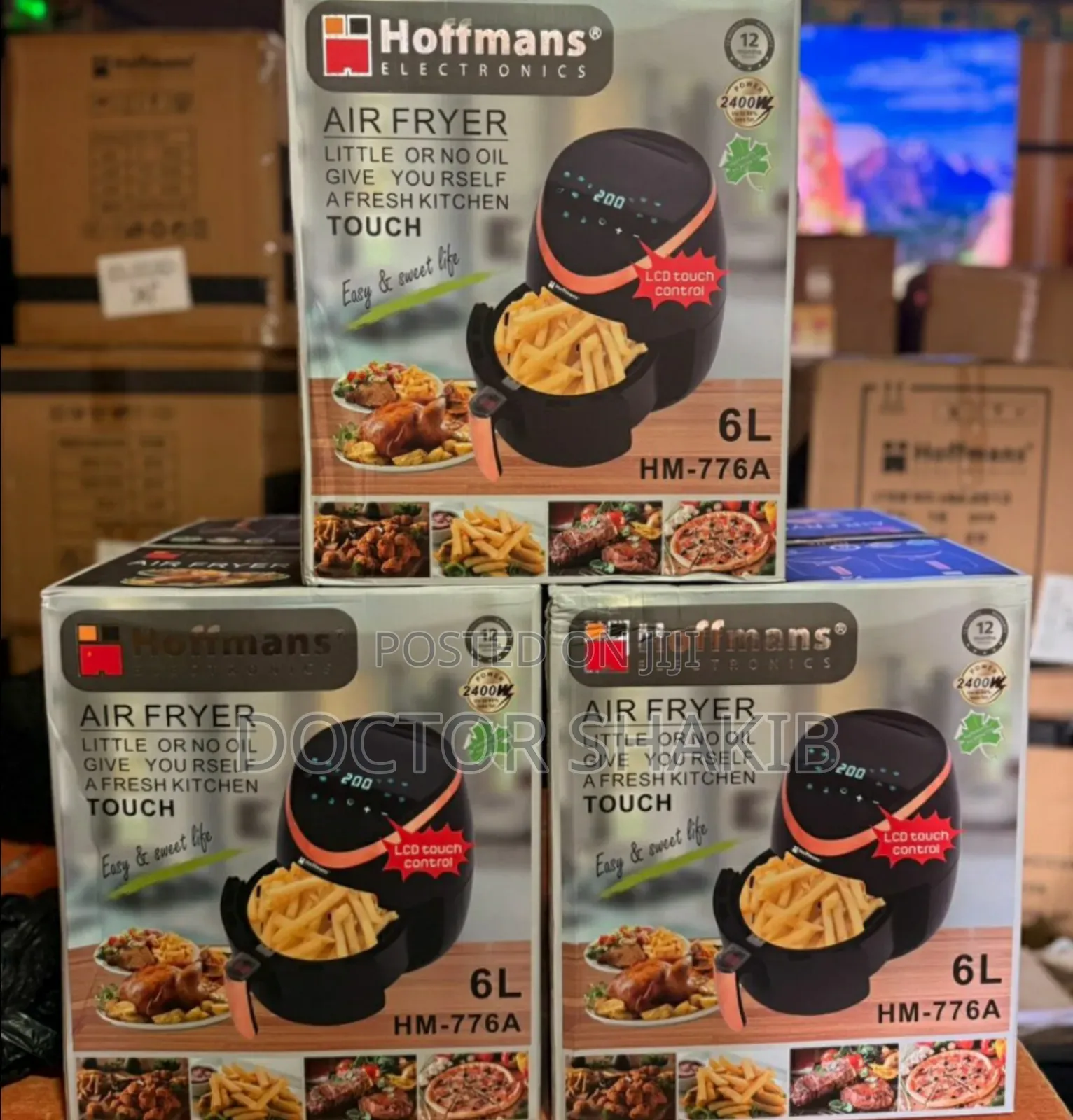 New Unique Hoffman 6 Litres Air Fryer