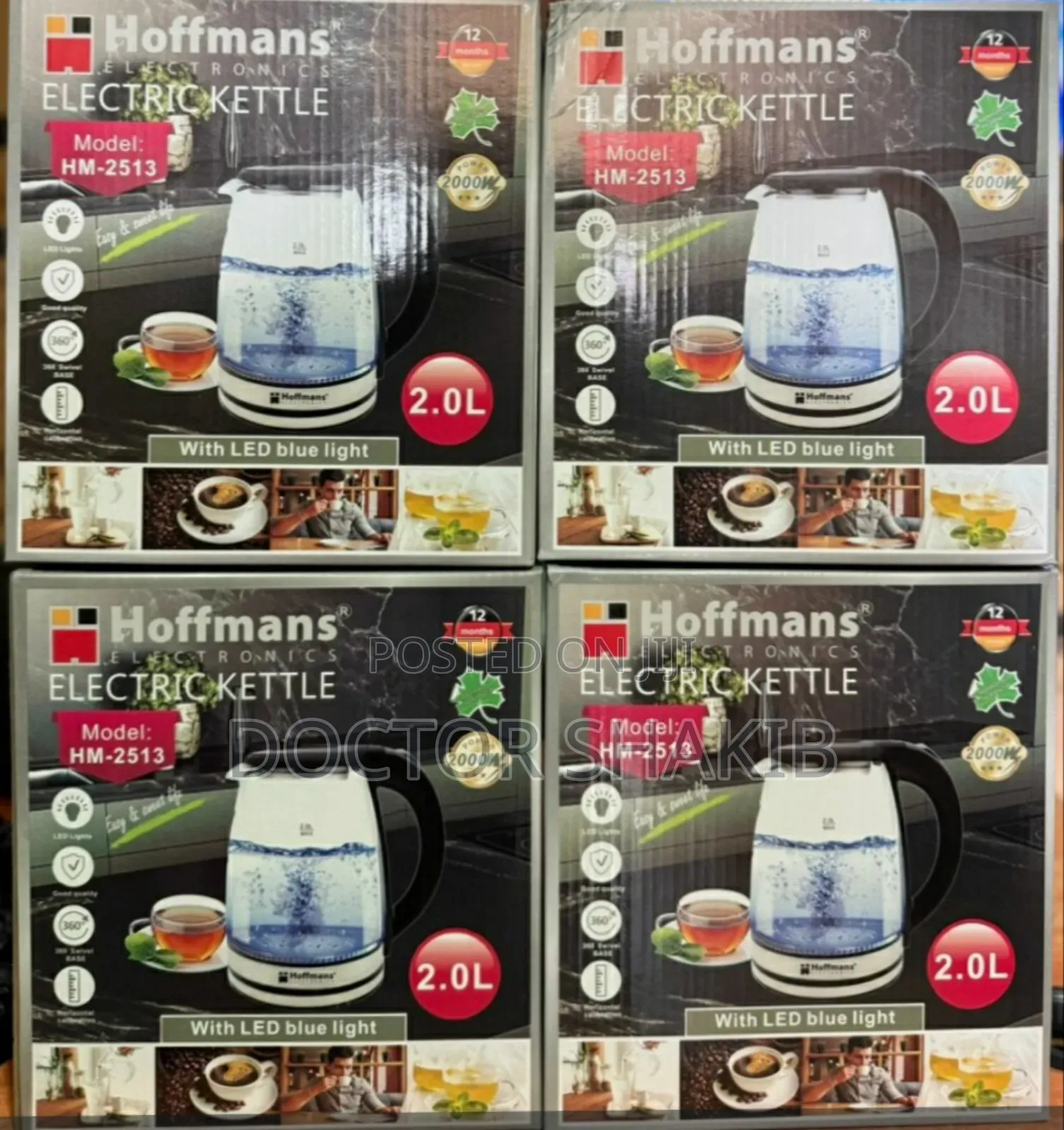 High Quality Hoffman 2L Electric Kettle