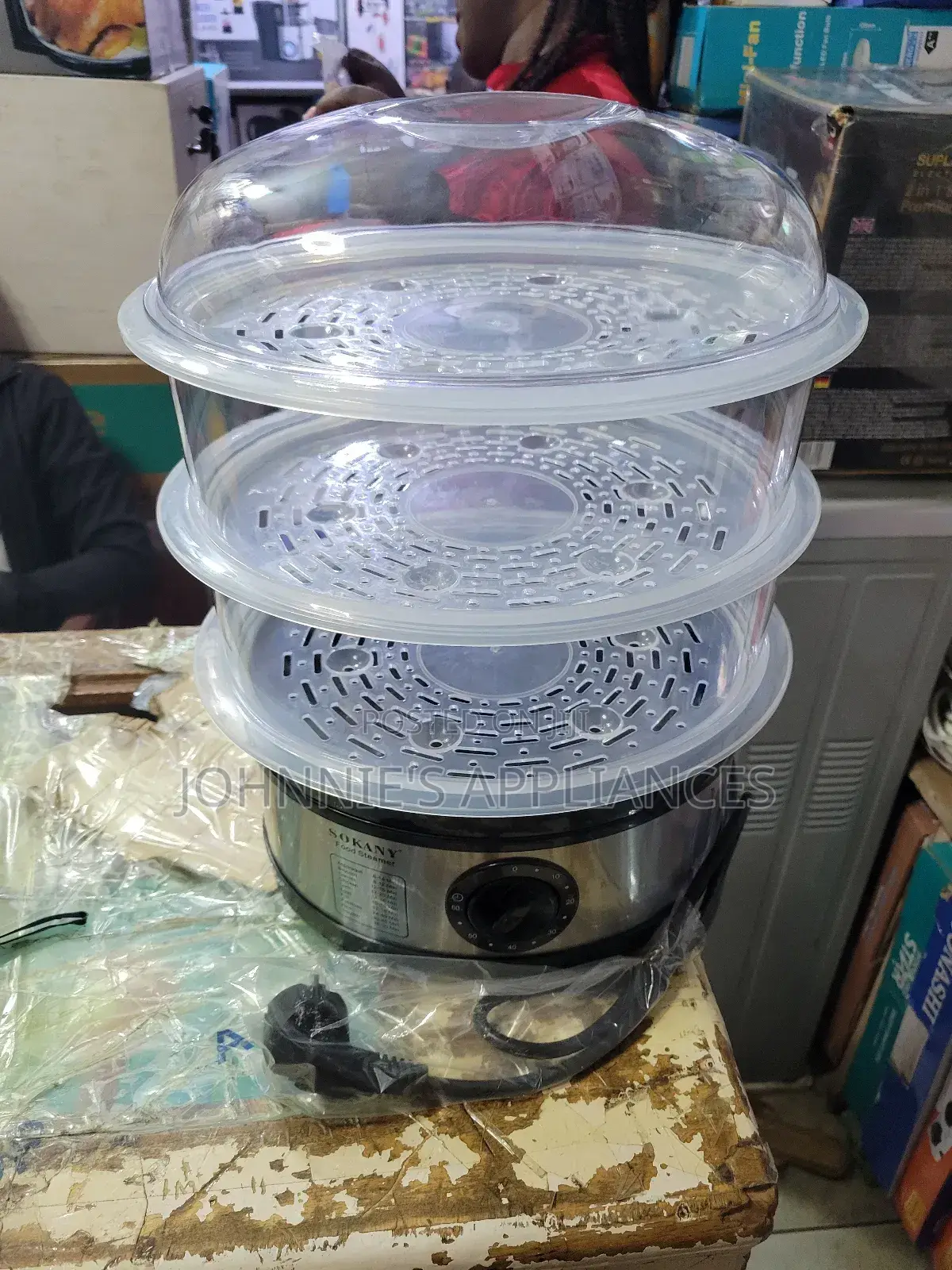 Sokany Electric Food Steamer 3tiers