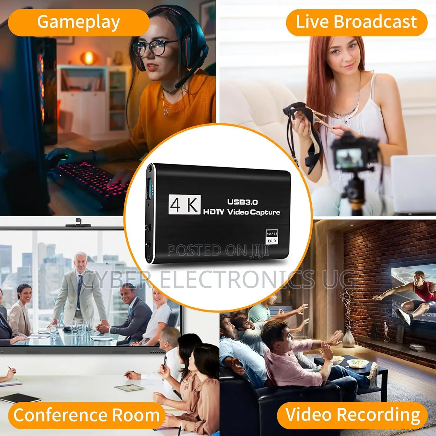  3.0 Hdmi Video Capture Card With Microphone