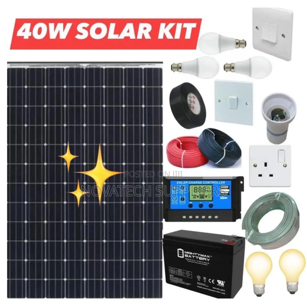 40W Solar System Full Kit / Pranisha