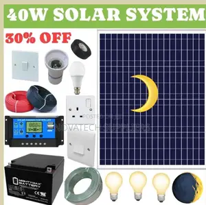 40W Solar System Full Kit /Toceba