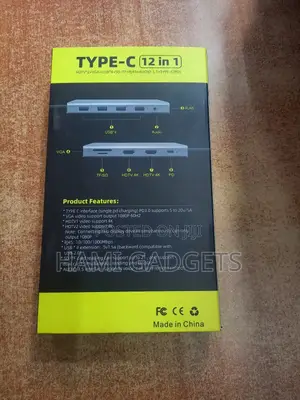 Type C to HDMI 12 in 1 Hub