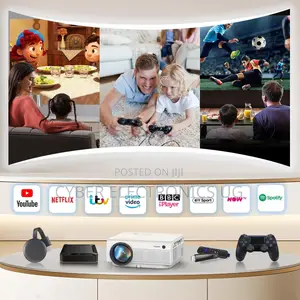 Portable Smart Projector With Wifi and Bluetooth and Cast