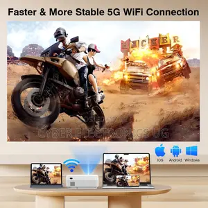 Portable Smart Projector With Wifi and Bluetooth and Cast