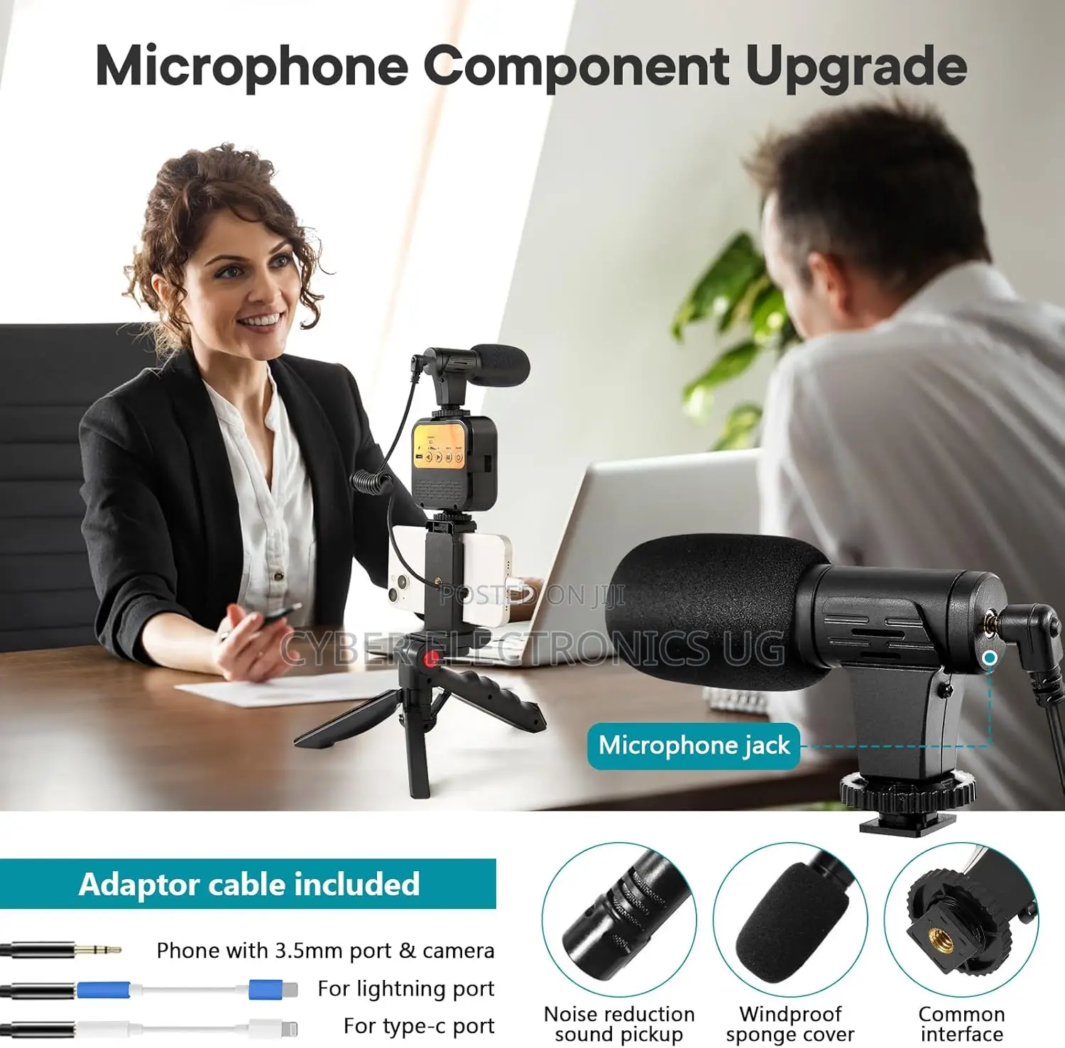 Video Making Kit Mini Led Video Light Microphone