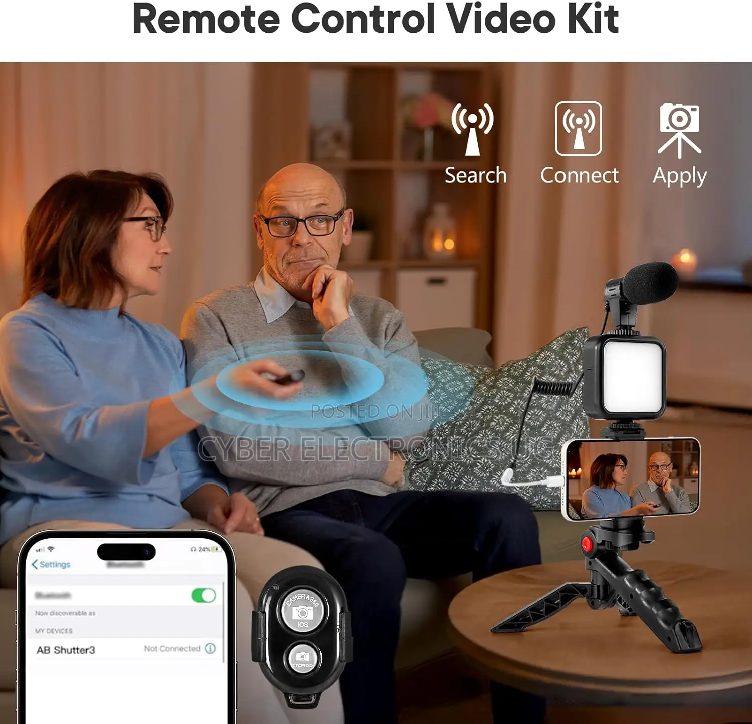 Video Making Kit Mini Led Video Light Microphone