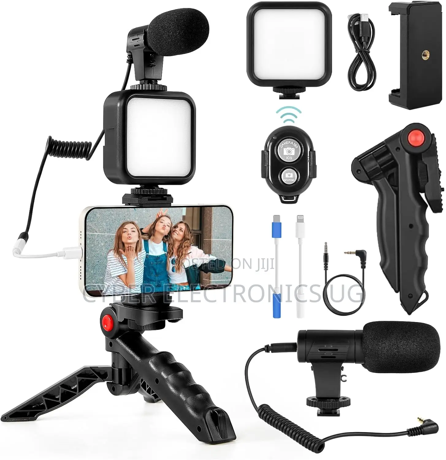 Video Making Kit Mini Led Video Light Microphone