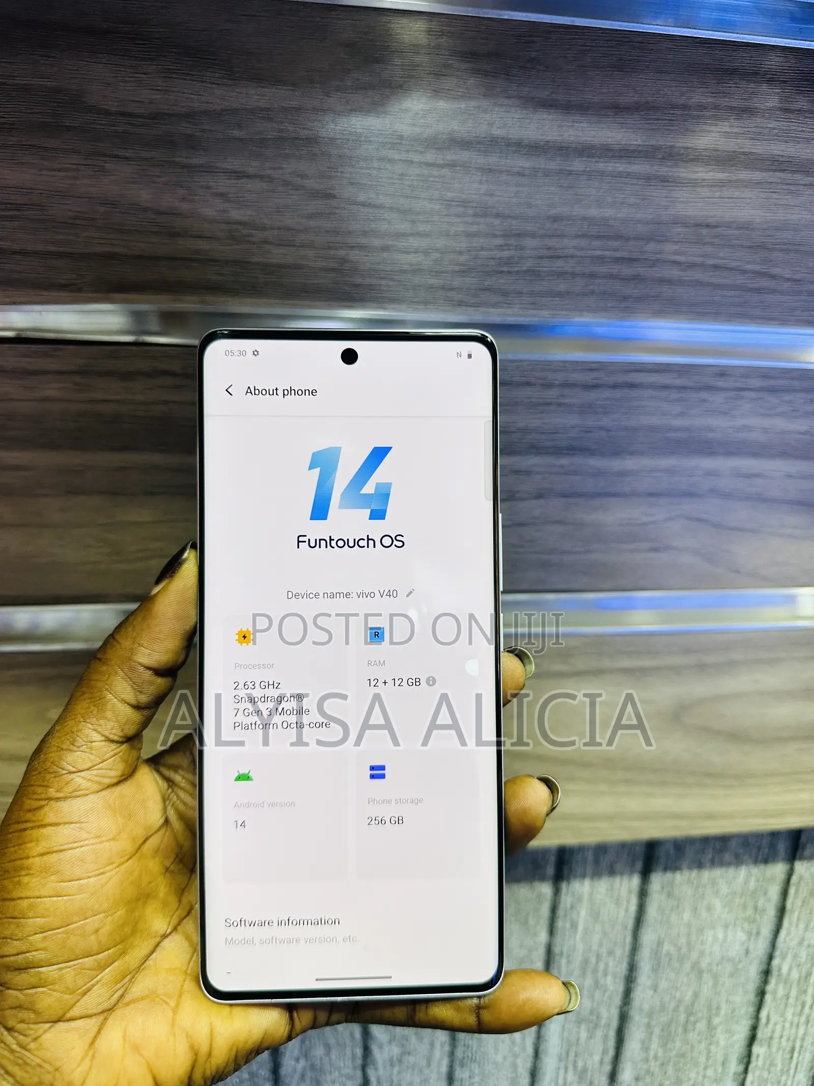 Vivo V40 5G 256 GB White