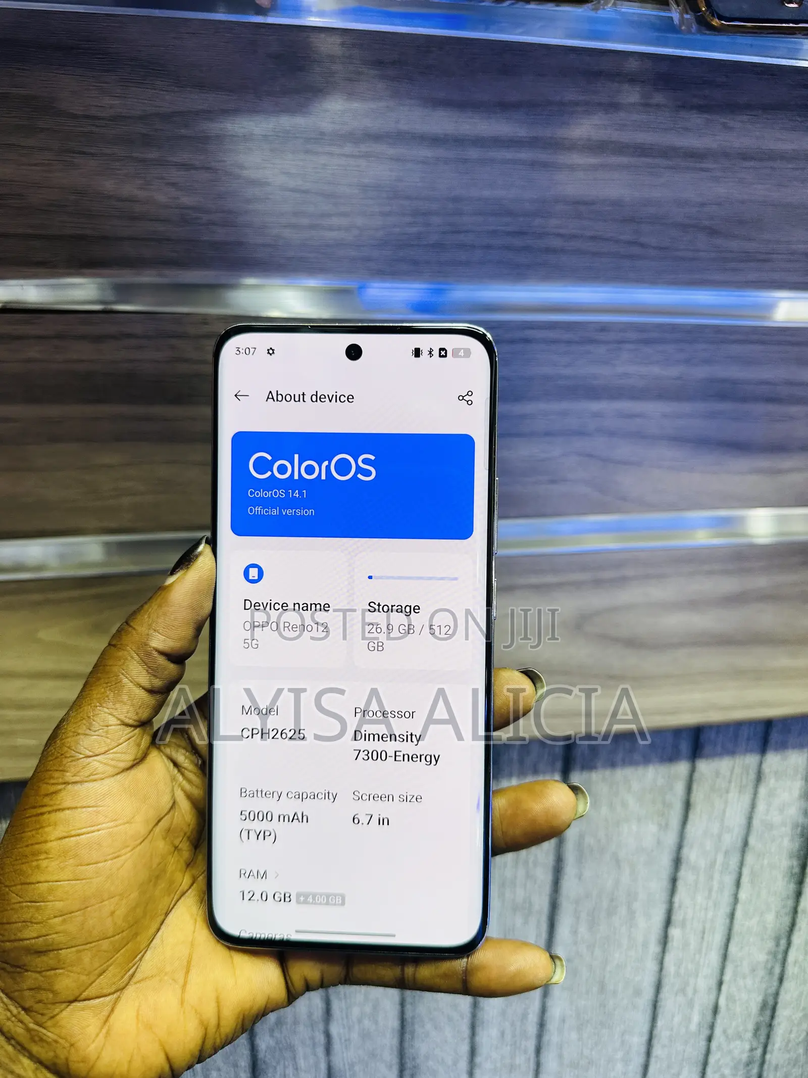 Oppo Reno 12 5G 512 GB Silver