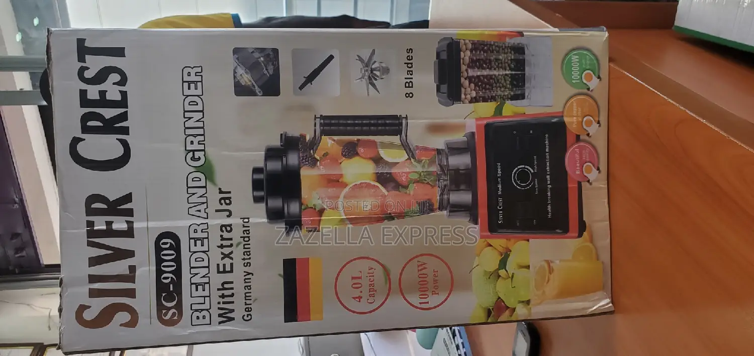 New Silver Crest 4L Commercial Blender