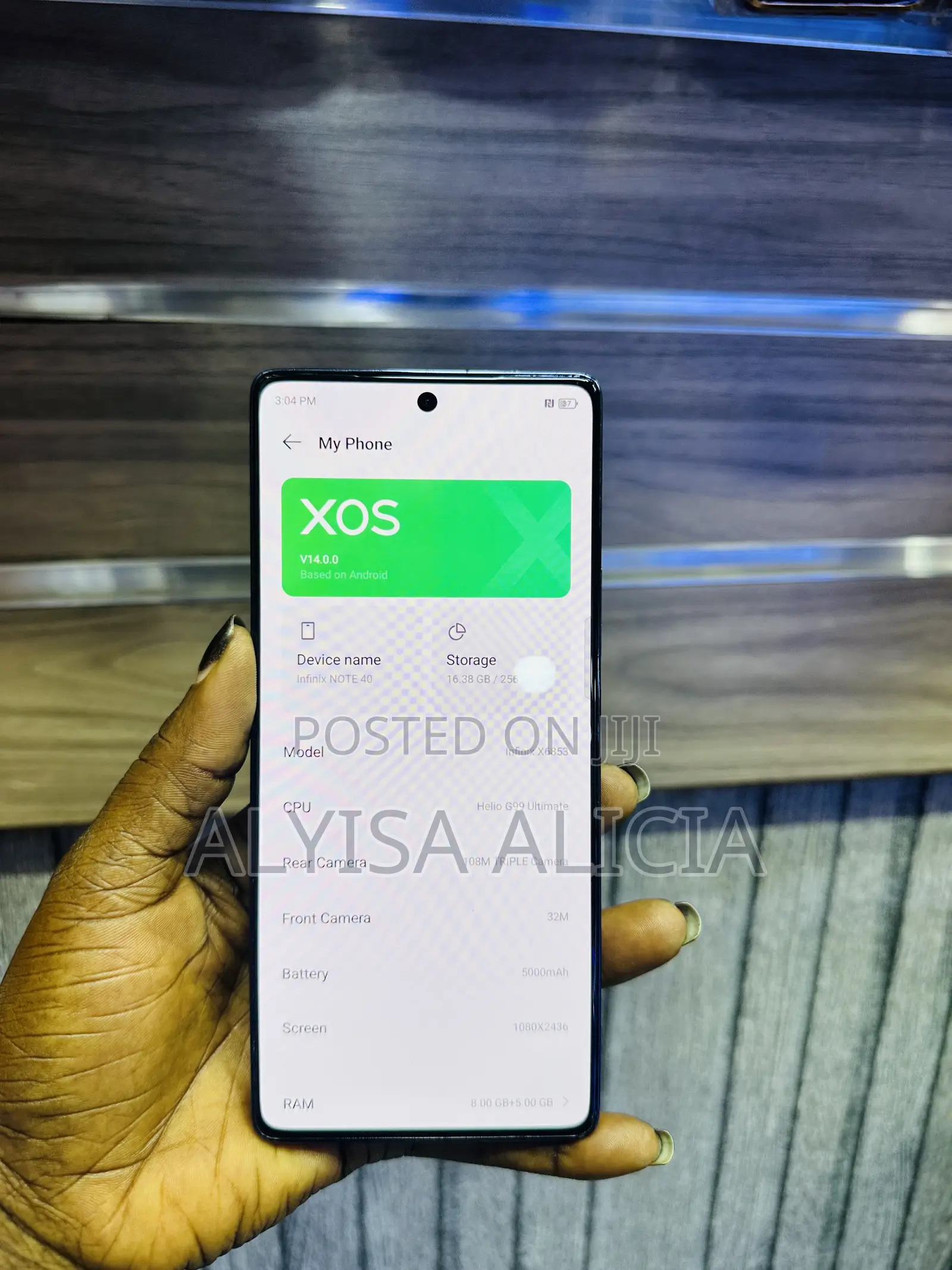 Infinix Note 40 256 GB Black