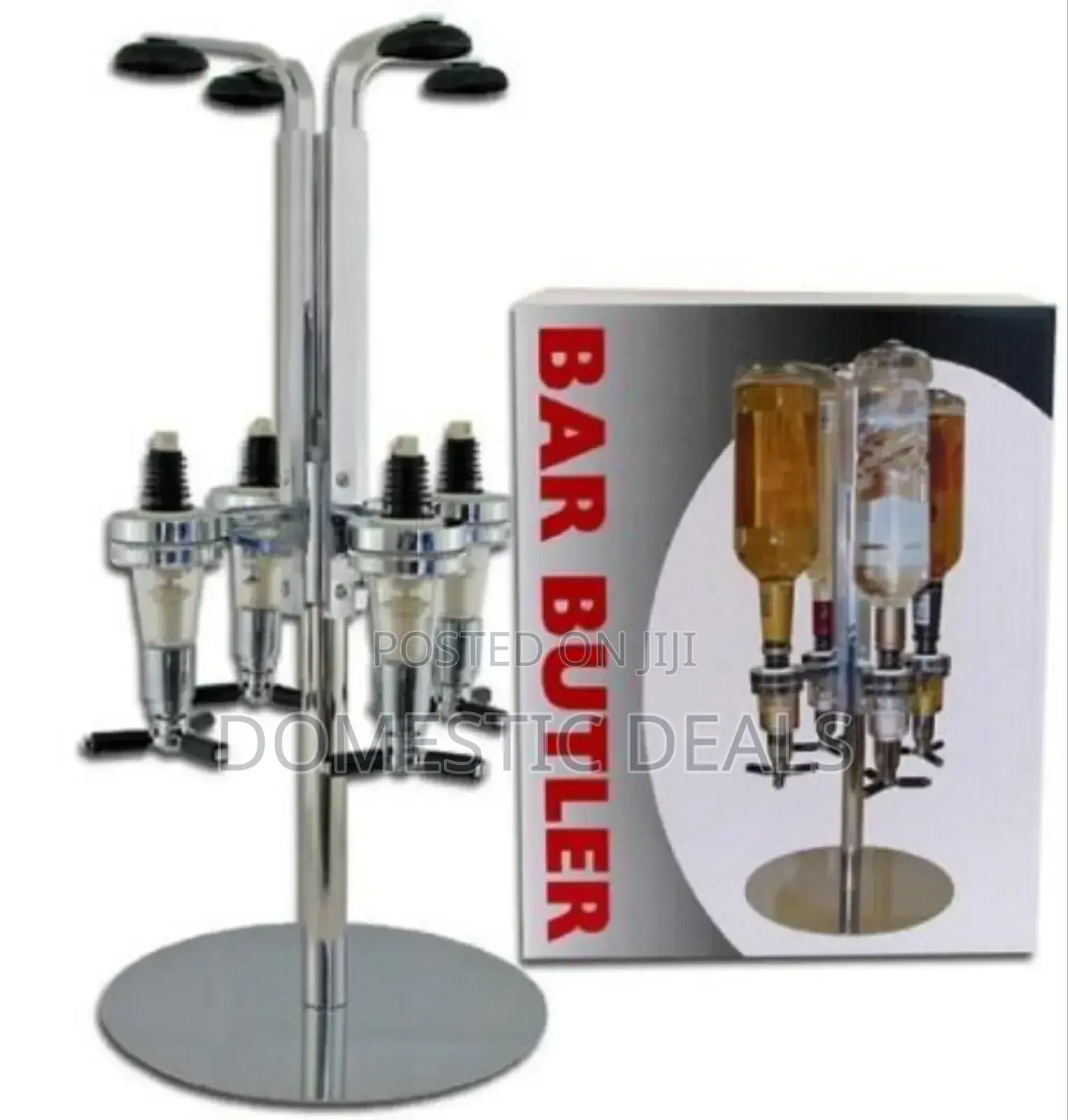 4 Bottle Bar Butler Liquor Dispenser