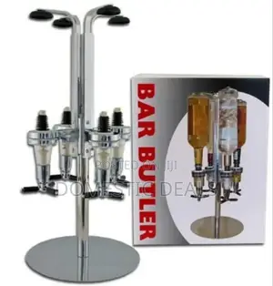 4 Bottle Bar Butler Liquor Dispenser