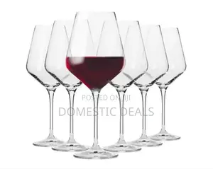 Diamond Stem Wine Glasses-6pcs