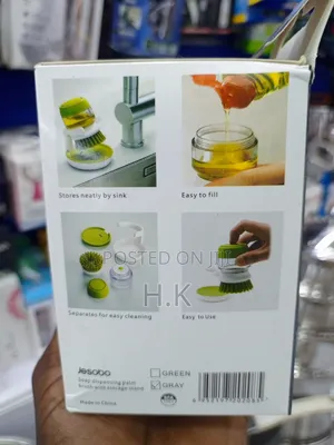 Jesobo Soap Dispensing Dish Brush.