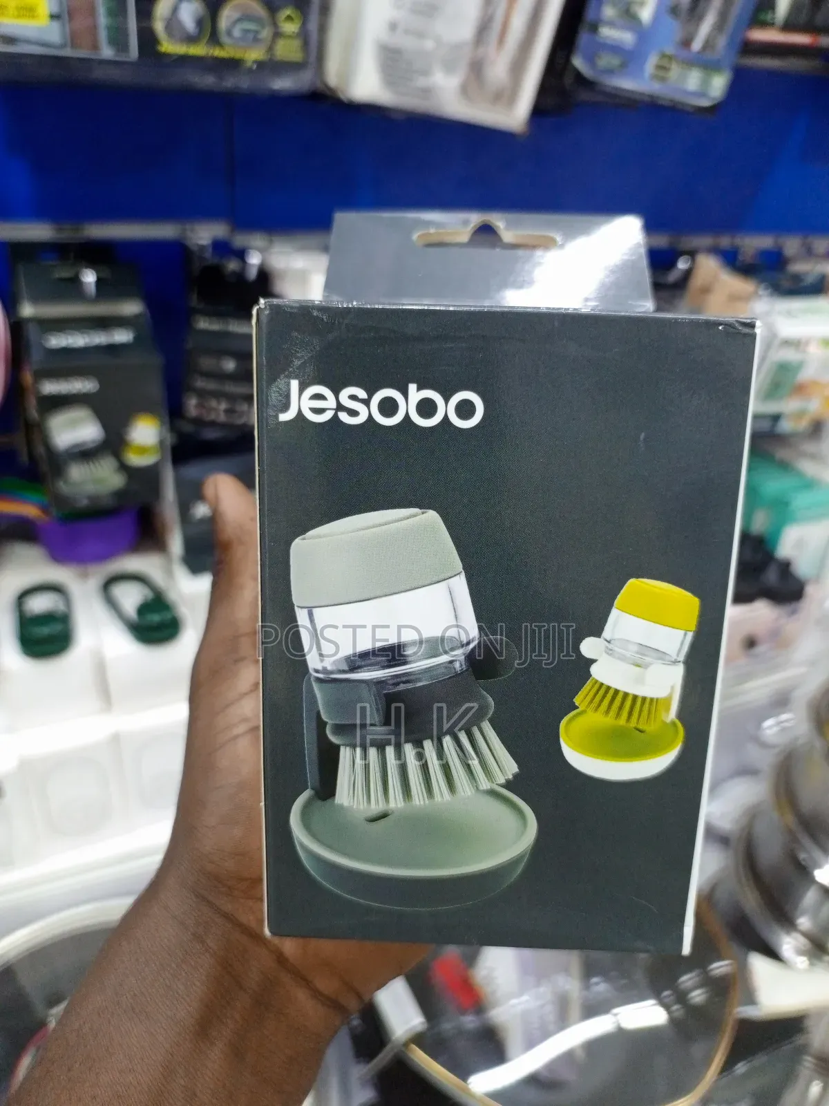 Jesobo Soap Dispensing Dish Brush.