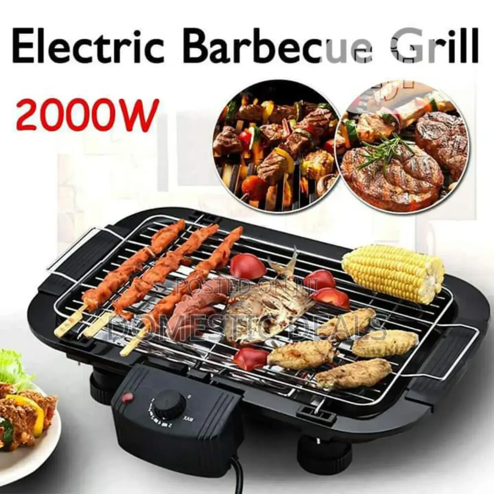 Electric Barbecue Grill Generic 2000w