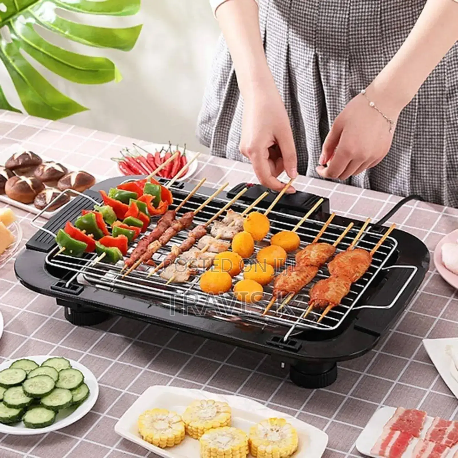 Electric Barbecue Smokeless Grill