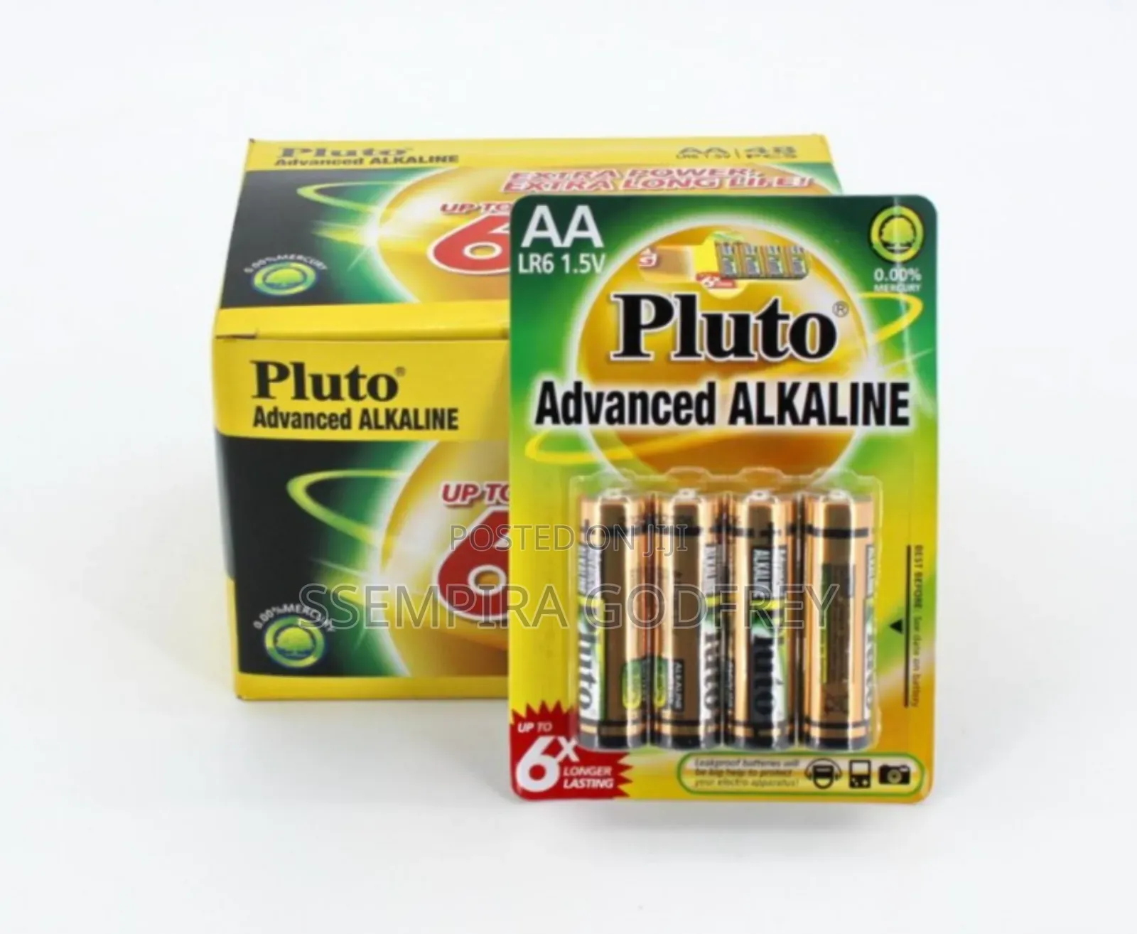 Pluto Advanced Alkaline Batteries Box 48 Pieces