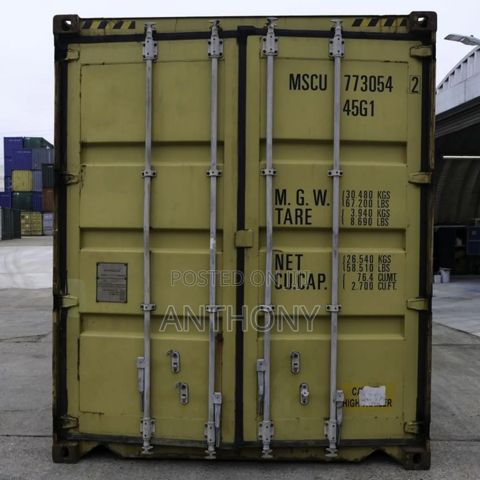40, 20 Ft Container