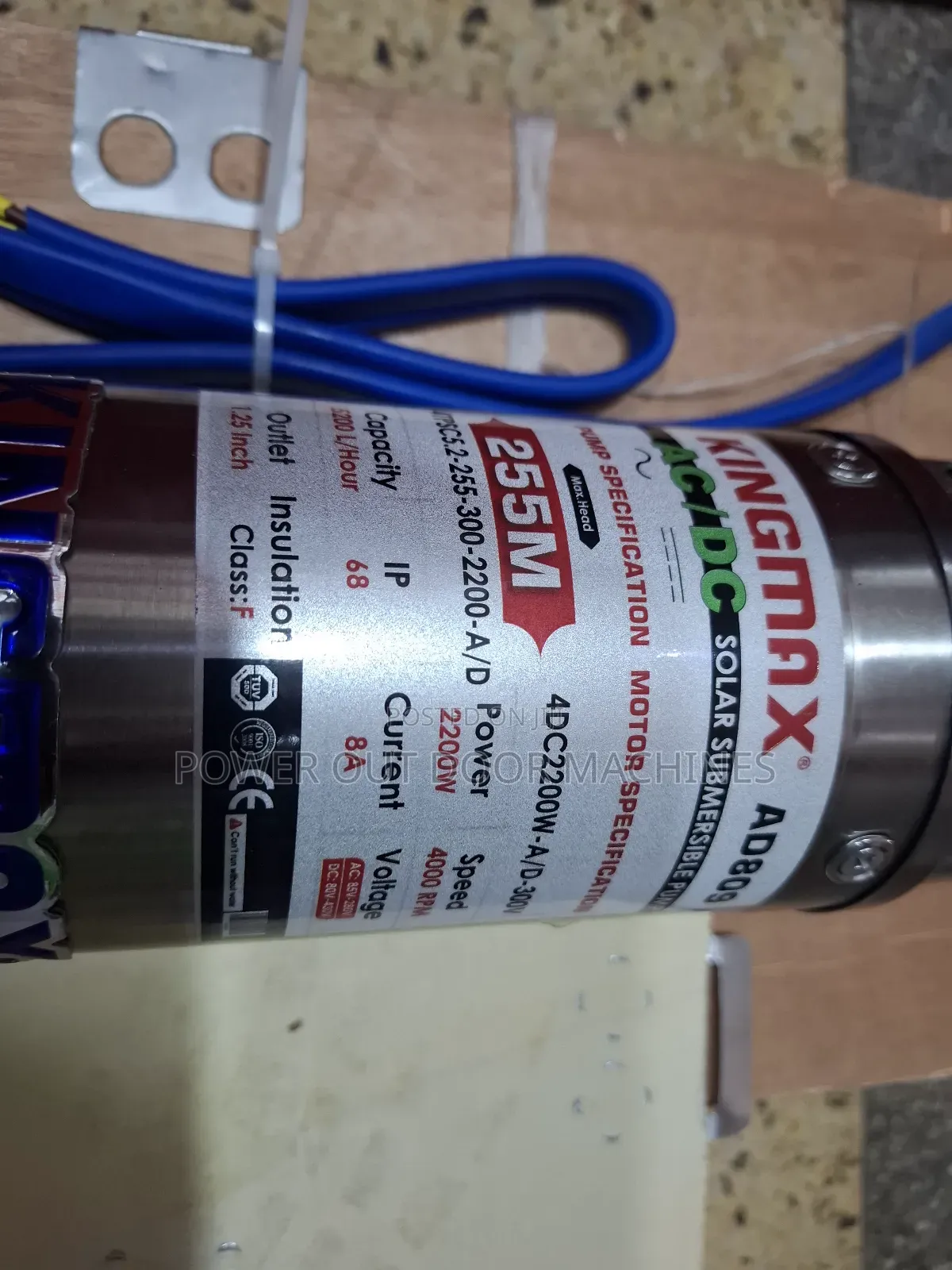 Hybrid (Solar / Electric) Submersible Water Pump
