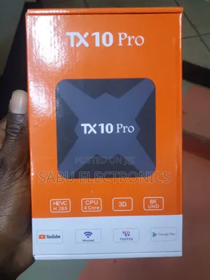 Tx10pro Tv Box Android15--16gb Storage- -Bluetooth -Enjoy Free Apps