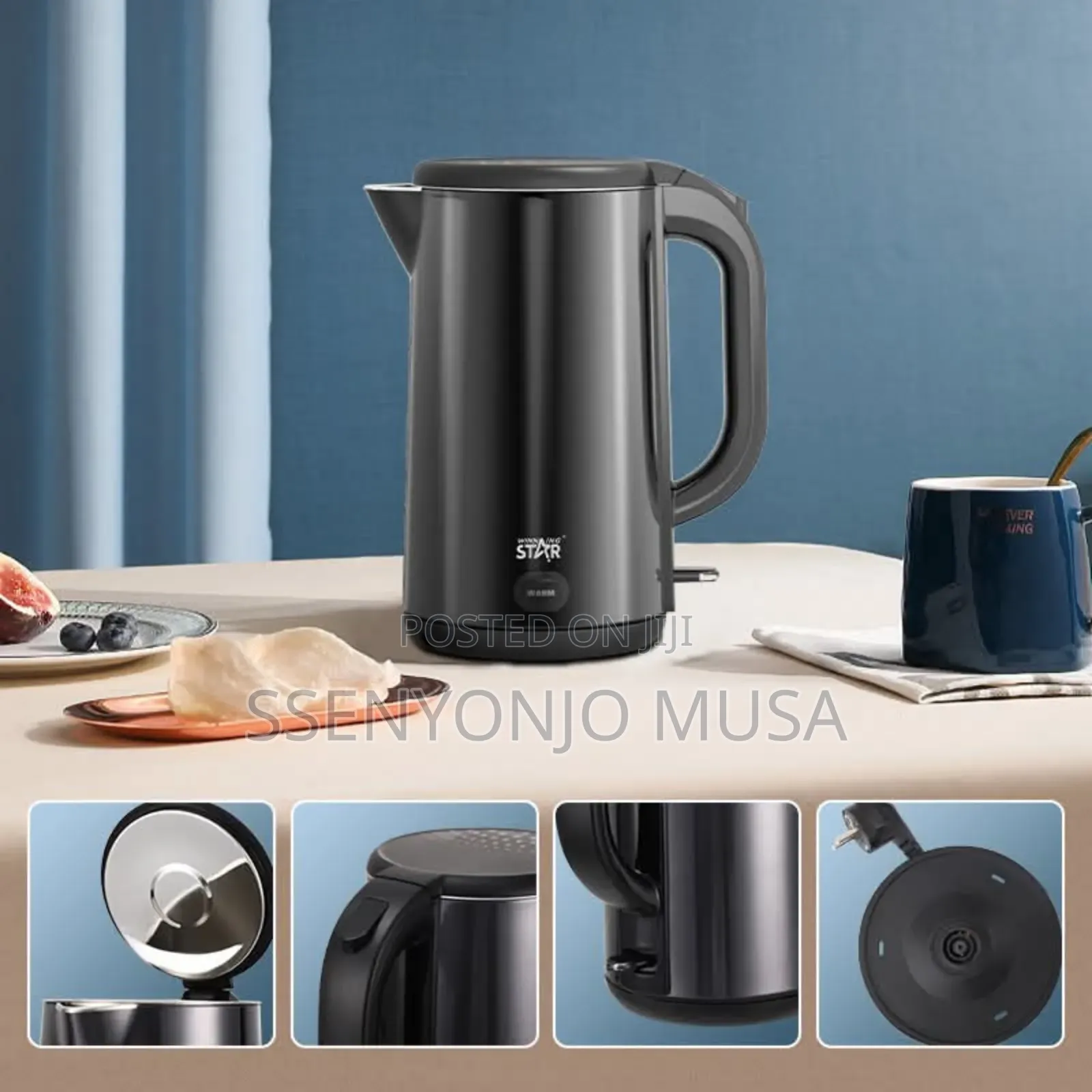 Winning Star Electric Kettle 1.8l 1800watts Auto Switch Off