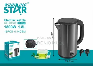 Winning Star Electric Kettle 1.8l 1800watts Auto Switch Off