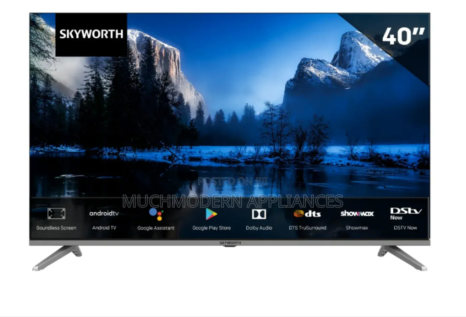 Skyworth 40-Inch Full HD Frameless Digital LED TV, 40TB2100