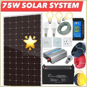 75W Solar Power System Full Kit / Sunrise