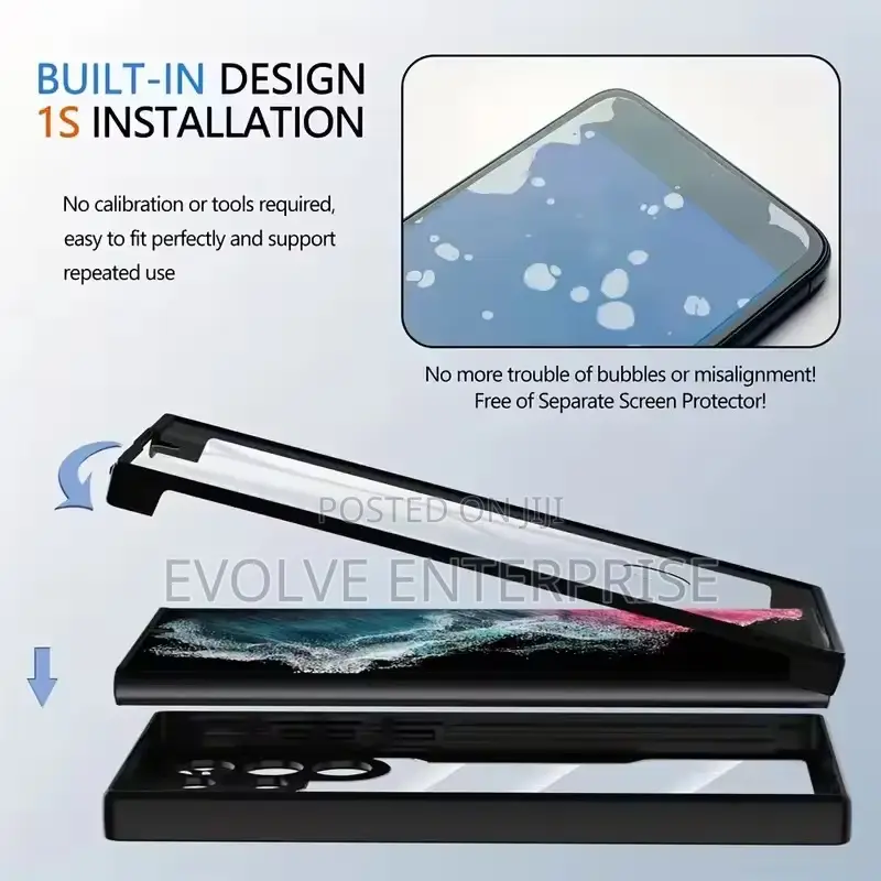 Full Body Screen Protector Case for Samsung Galaxy S22 Ultra