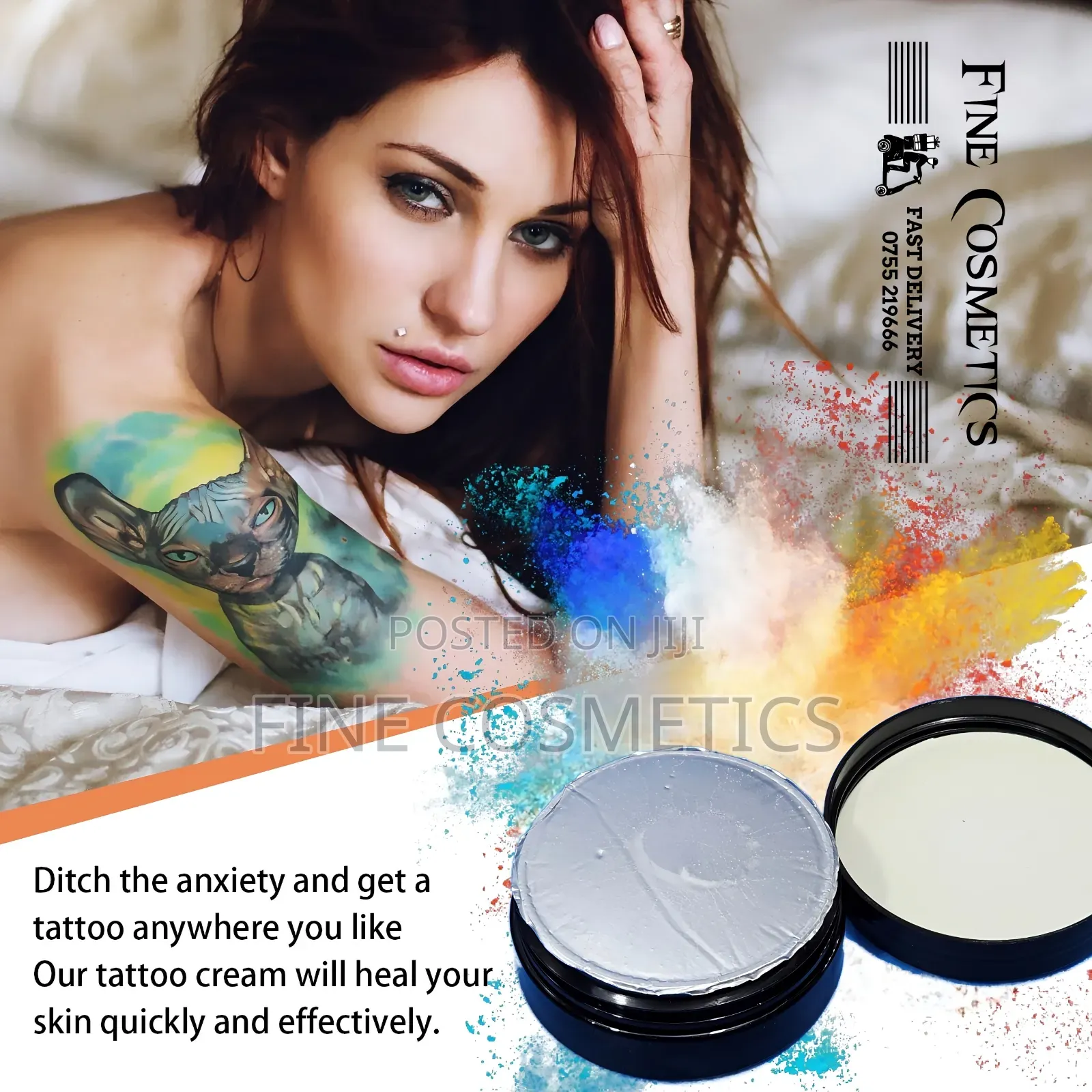 TATTOO AFTER CARE CREAM | Heals, Protect + Rejuvenate Tattoo