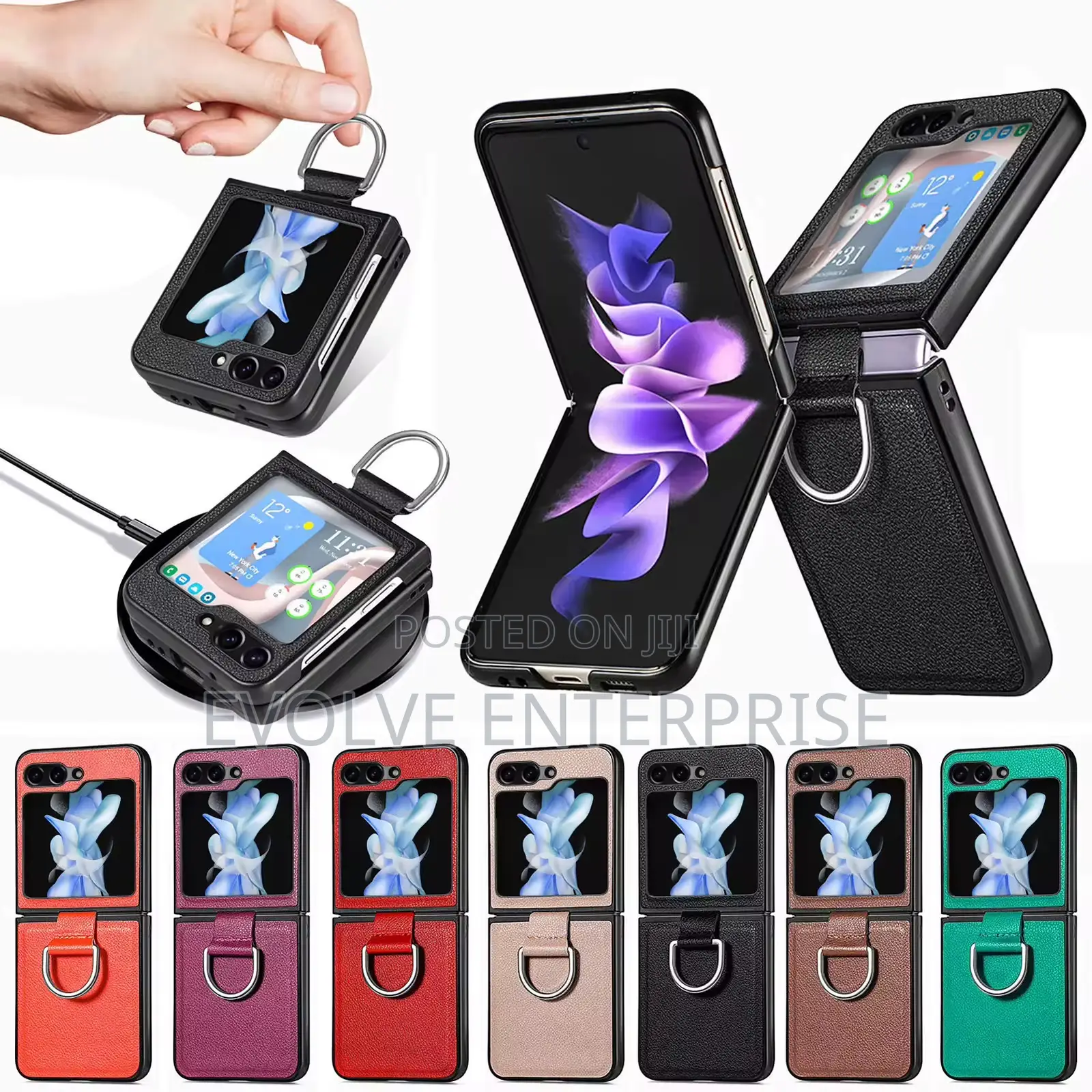 Samsung Z Flip 5 Anti-Sweat Leather Case