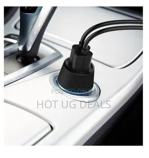 Oraimo Car Charger 2-in-1 Lightning Micro USB Cable -Black